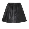 Alba A-Line Leather Mini Skirt