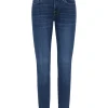 Ali High Rise Cigarette Raw Edge Jean
