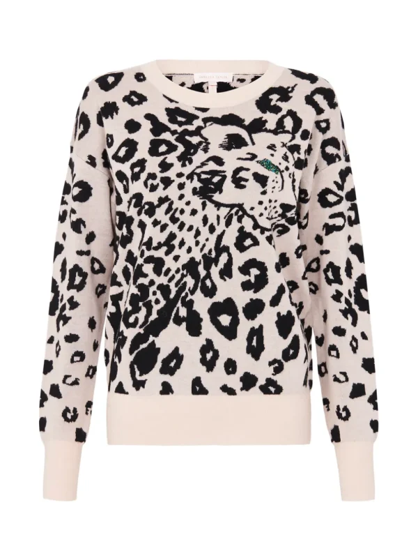 Animal Jacquard Pullover