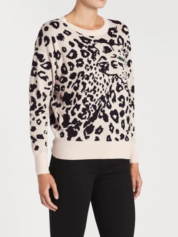 Animal Jacquard Pullover