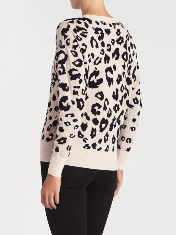 Animal Jacquard Pullover
