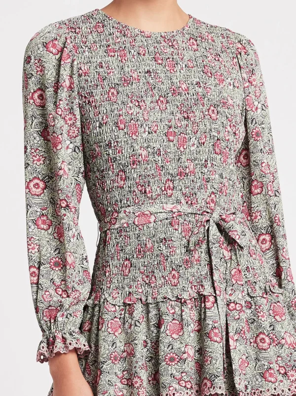 Camila Floral Crepe Dress