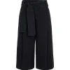 Cotton Canvas Wide Culotte