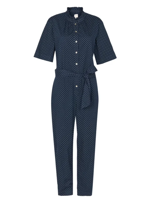 Dahlia Dot Twill Jumpsuit