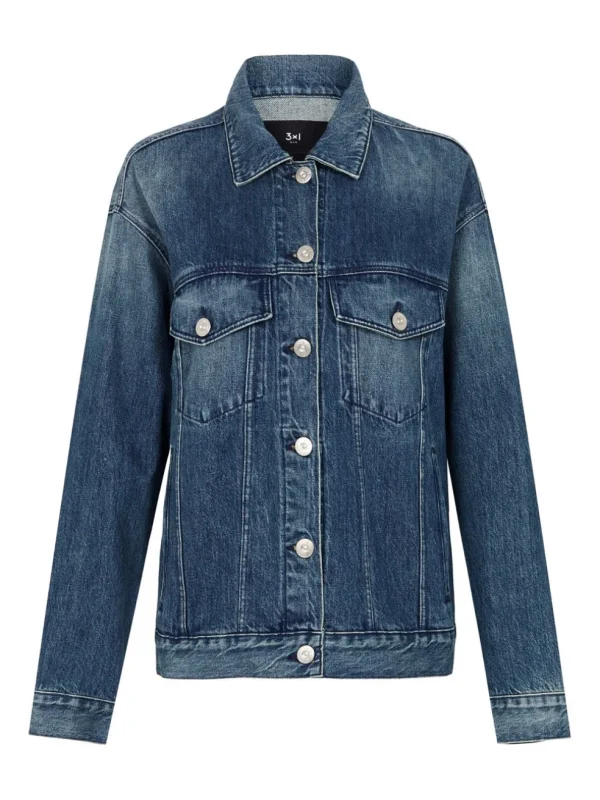 Denim Bijou Chain Jacket