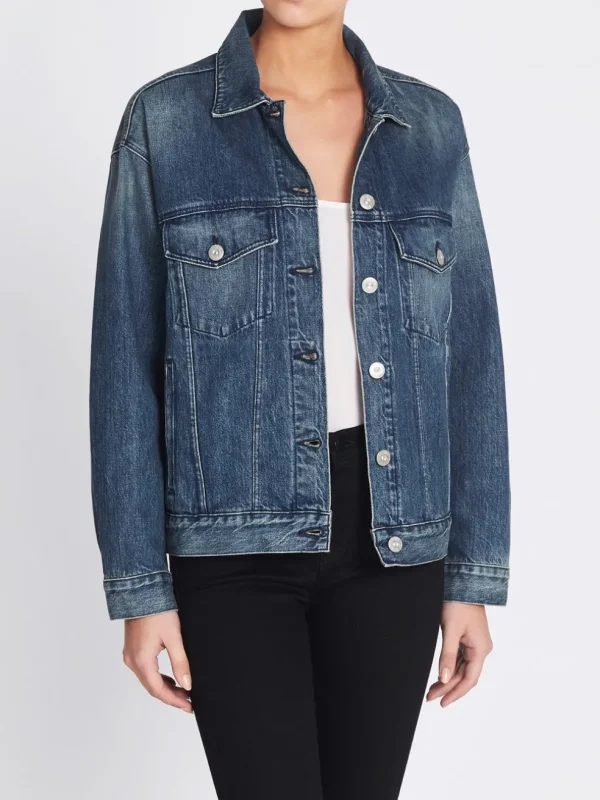 Denim Bijou Chain Jacket