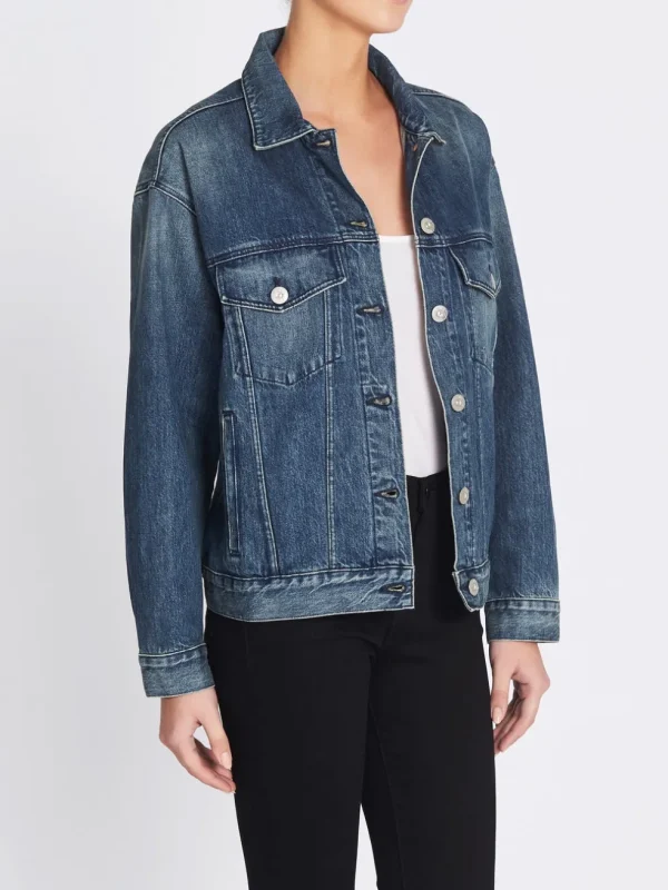 Denim Bijou Chain Jacket