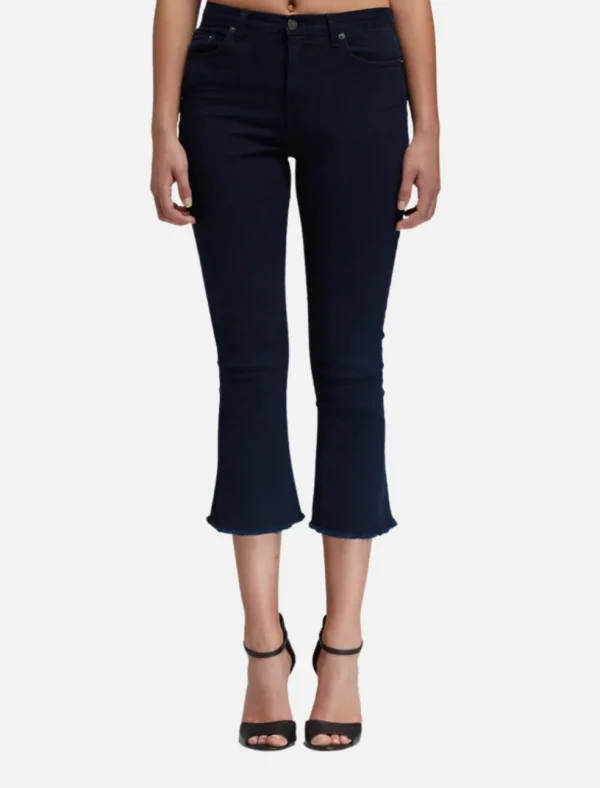 Denim Crop Flare Jean