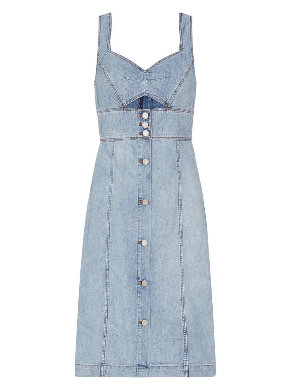 drapey_denim_cutout_dress_0.webp Drapey Denim Cut-Out Dress