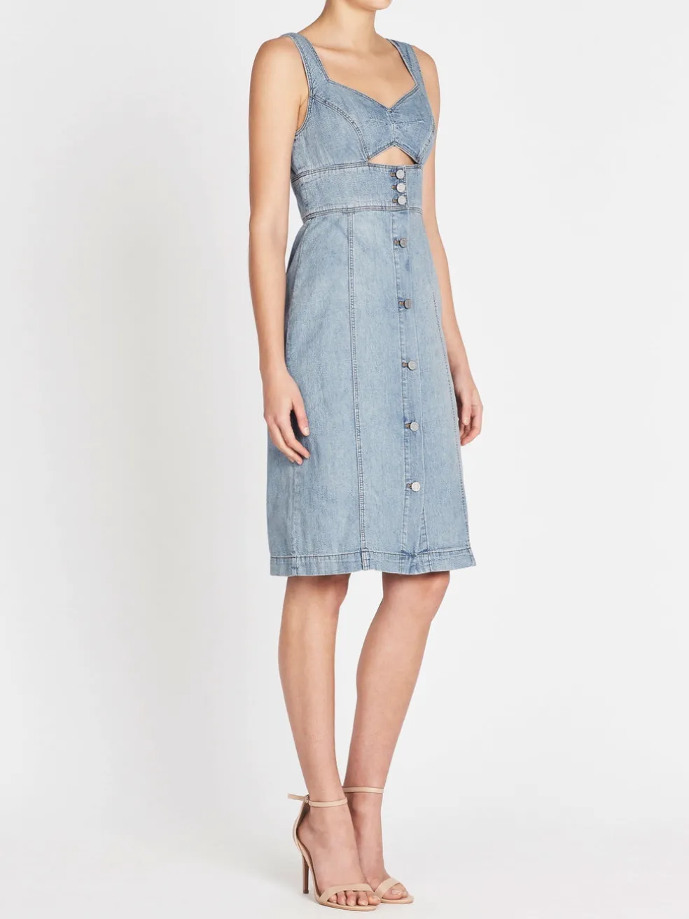 drapey_denim_cutout_dress_2.webp Drapey Denim Cut-Out Dress