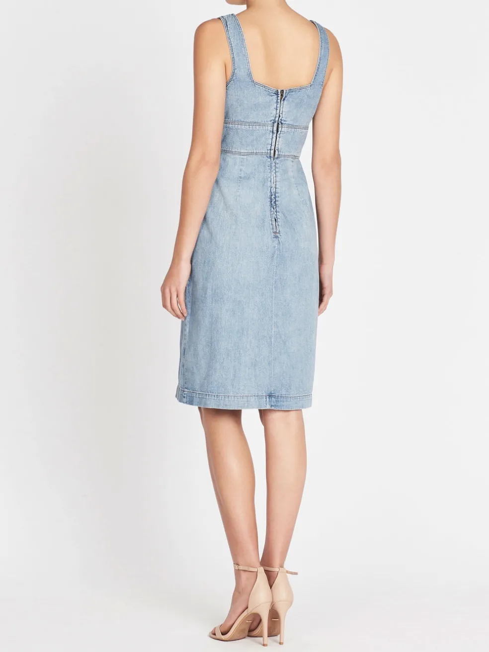 drapey_denim_cutout_dress_3.webp Drapey Denim Cut-Out Dress
