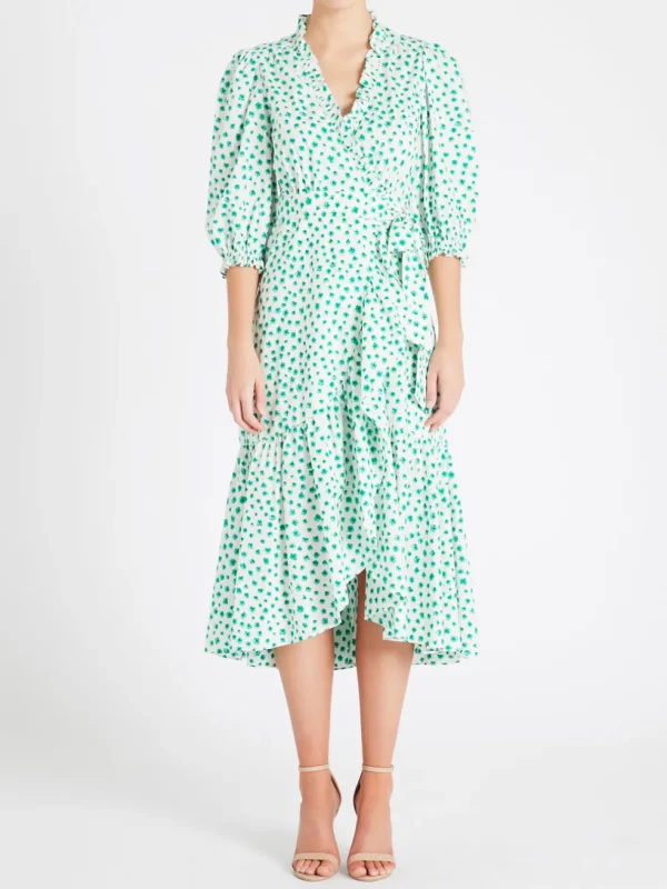 Emerald Daisy Dress
