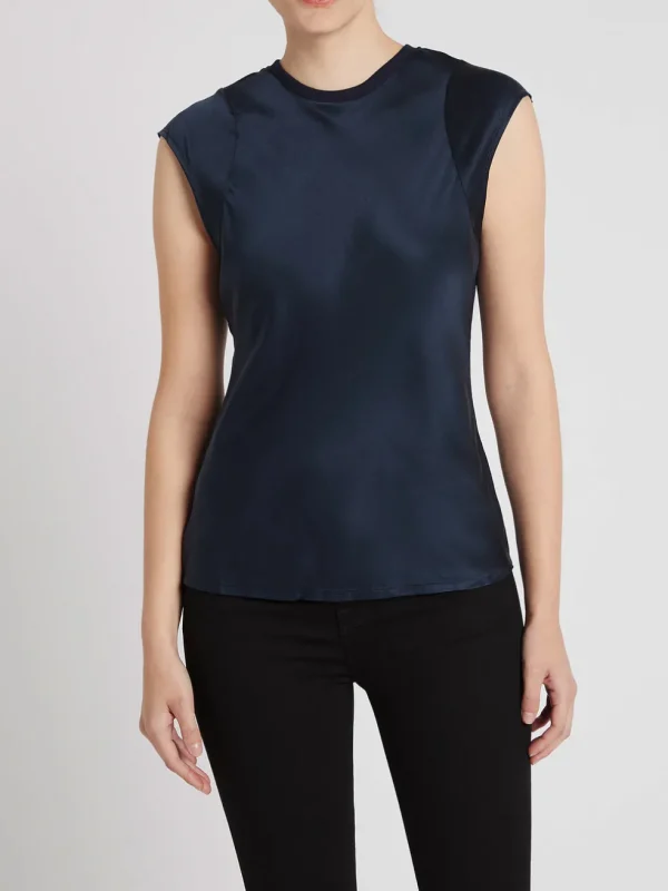 Frayed Sleeveless Top