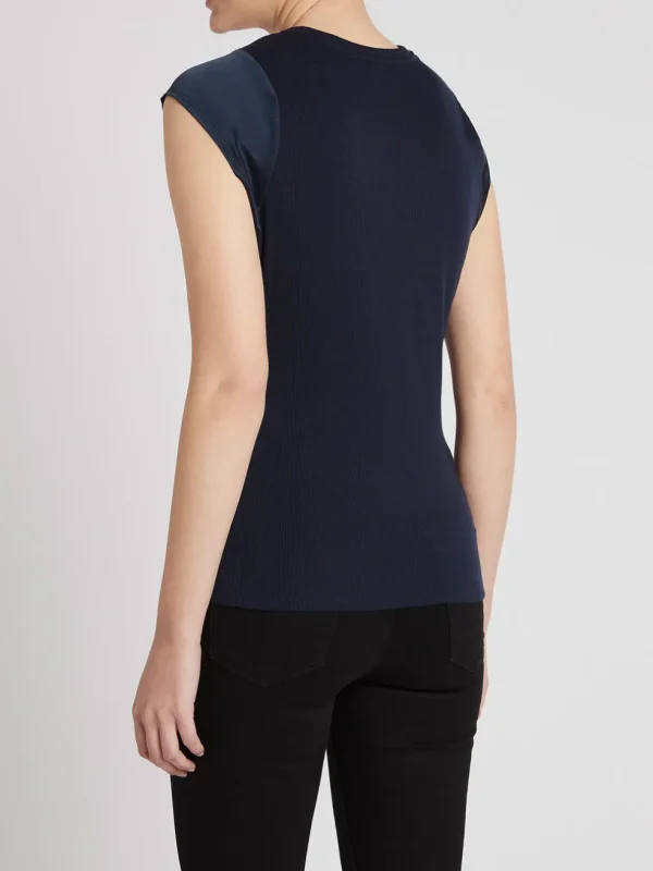 Frayed Sleeveless Top