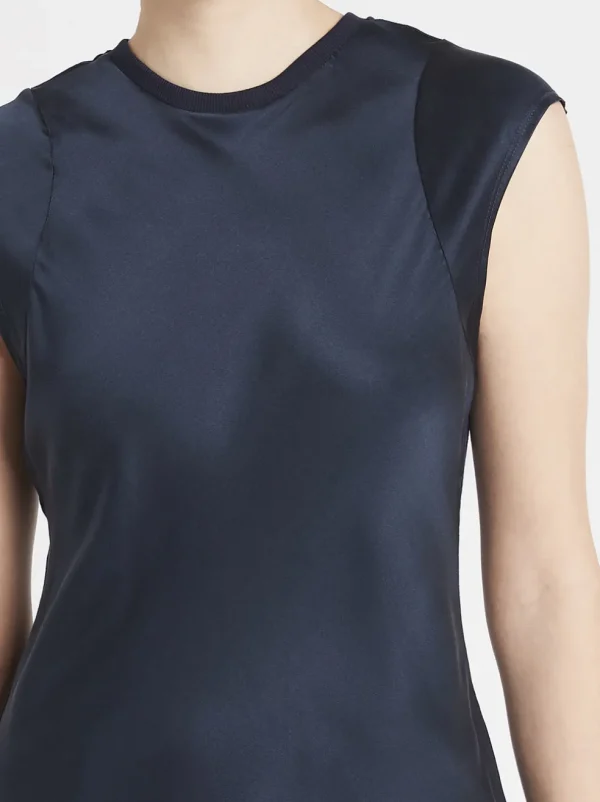 Frayed Sleeveless Top