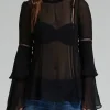 Georgette Layer Sleeve Top