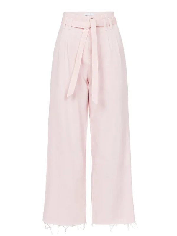 High Rise Tie Waist Pant