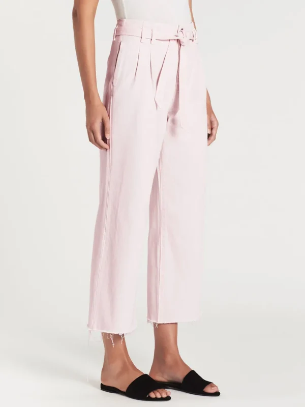 High Rise Tie Waist Pant