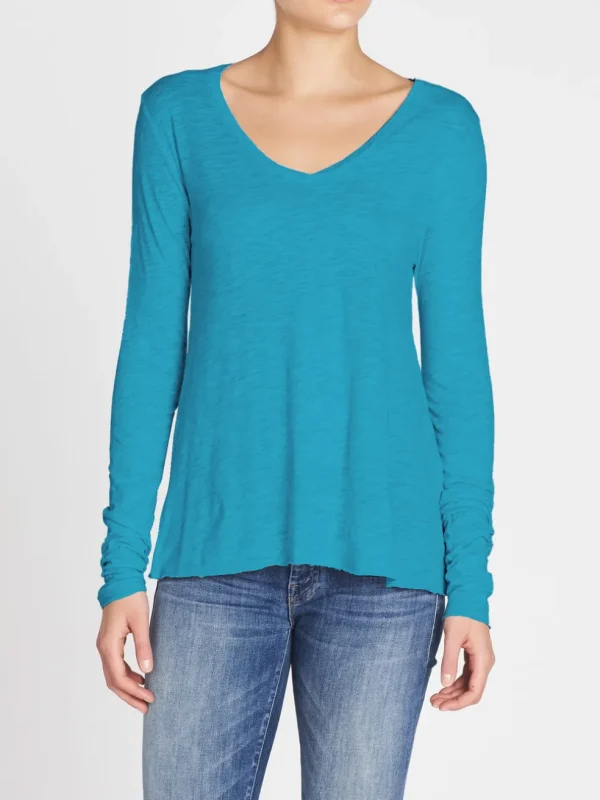 Jacksonville Long Sleeve V Neck Tee