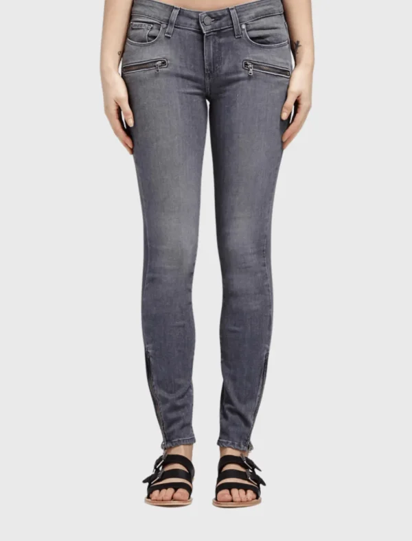 Jane Zip Crop Jean