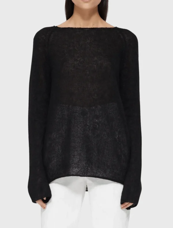 Layering Open Knitted Top