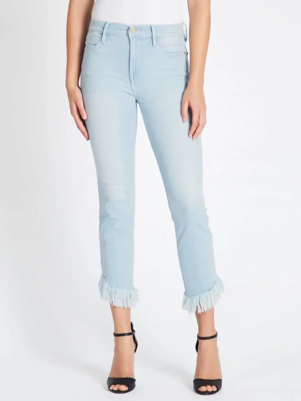 Le High Shredded Raw Jean