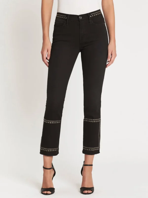 Le High Straight Band Stud Jean