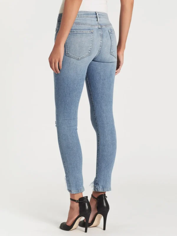 Le Skinny De Jeanne Side Fray