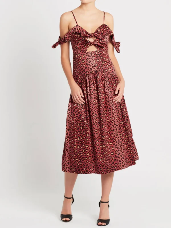 Leopard Bow Dress
