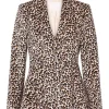 Leopard Print Velveteen Jacket