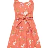 Lita Floral Linen Dress