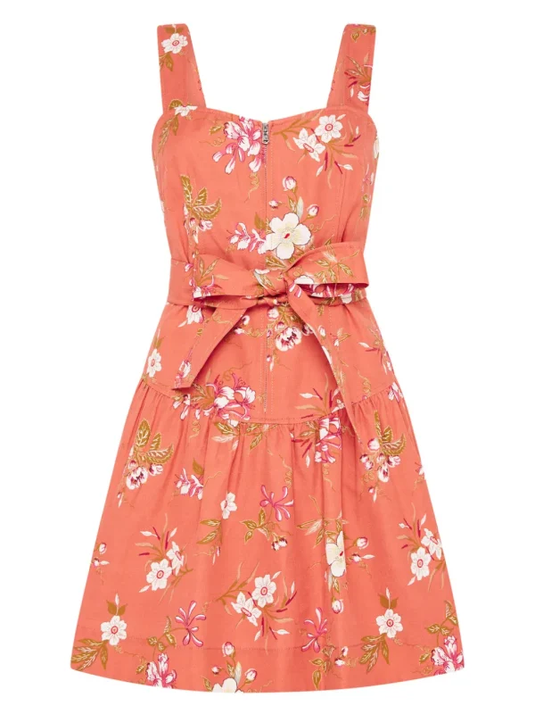 Lita Floral Linen Dress