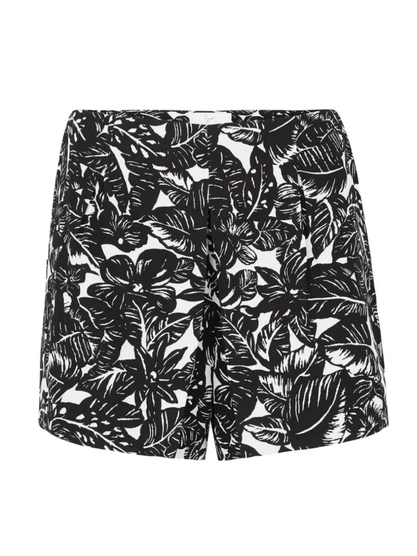 Marlana Palm Print Short