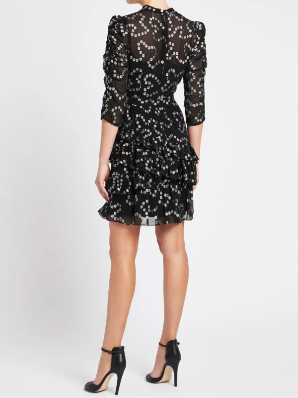 Nuage Metallic Chifon Dress