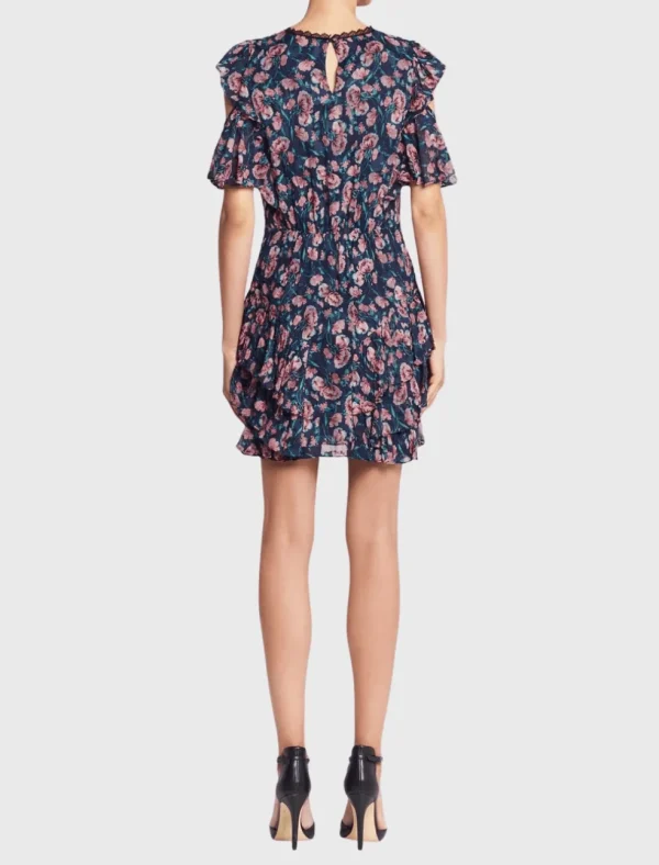 Open Shoulder Tea Rose Dress