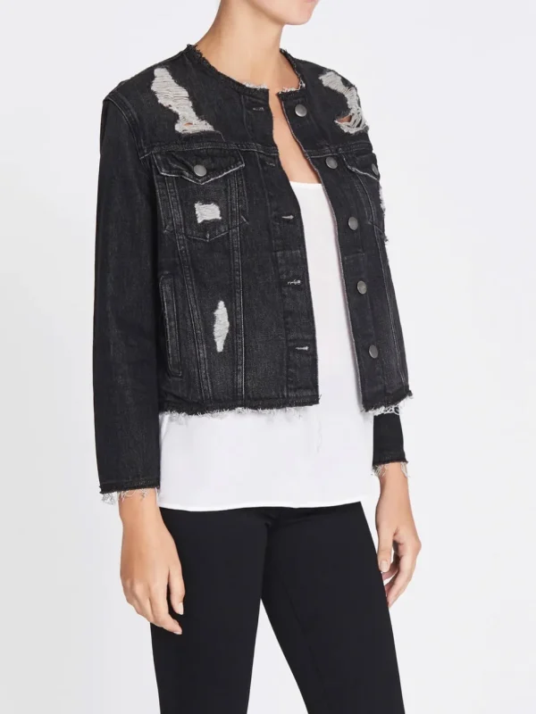 Rigid Re-release Le Jacket Raw Edge