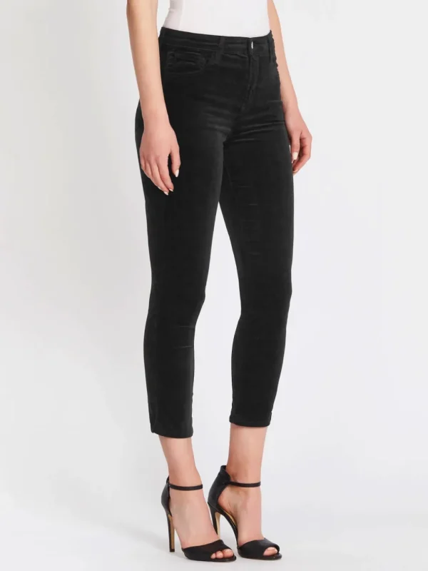 Ruby Velvet High Rise Crop Cigarette Jeans