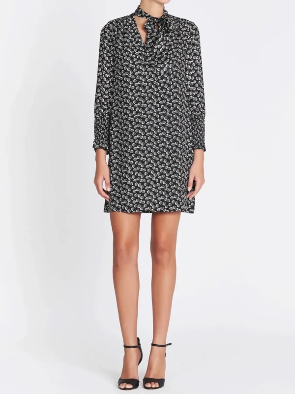 Rue Floral Print Scarf Tie Dress