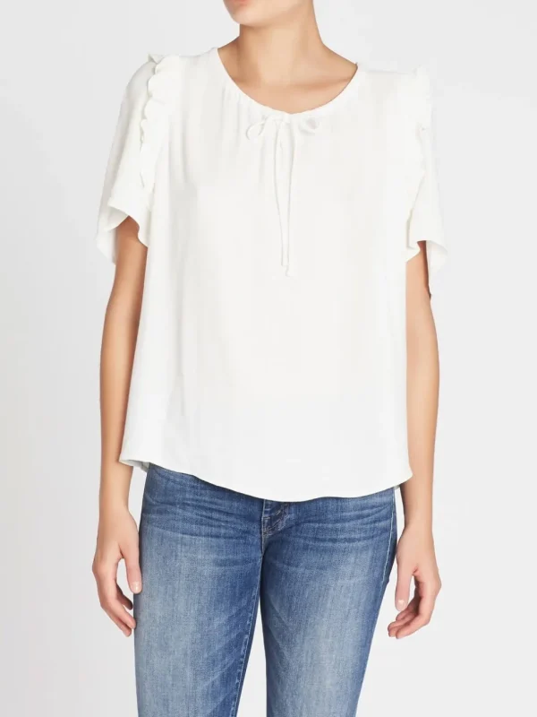 Ruffle Raglan Top