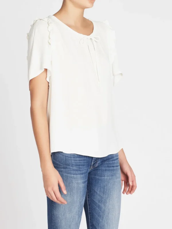 Ruffle Raglan Top