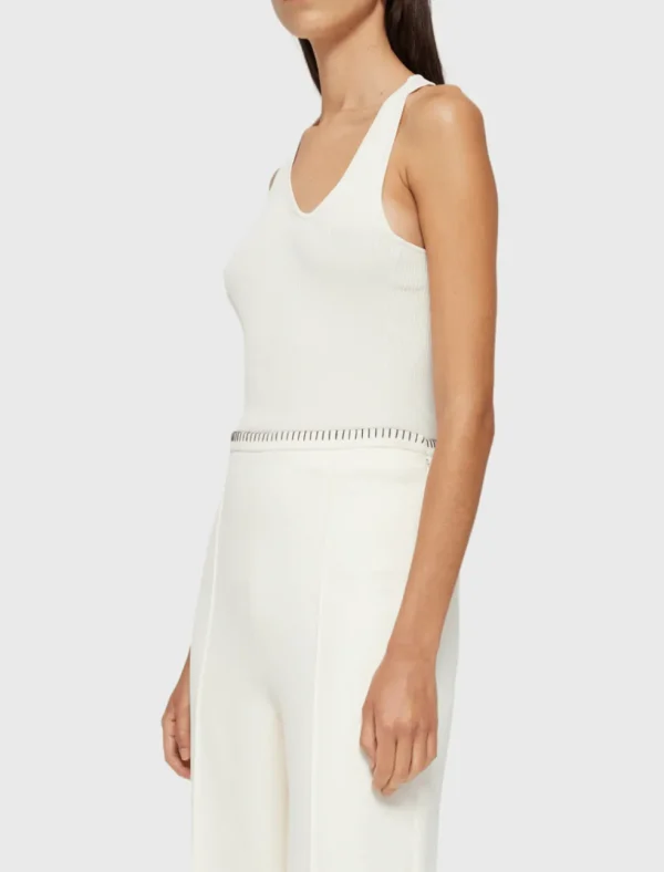 Sculptural Knit Tank Top