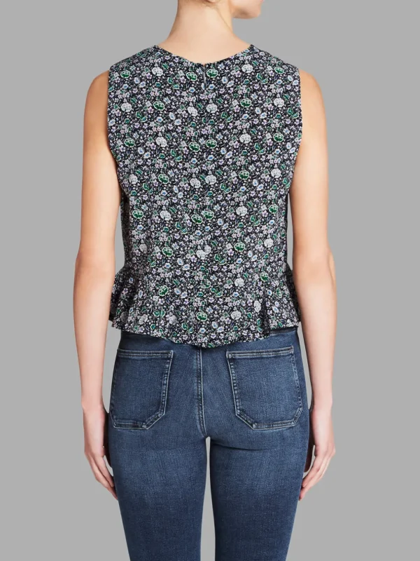 Sleeveless Lavish Grid Top