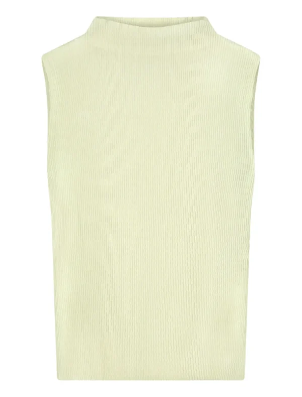 Sleeveless Textured Top