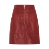Spice Leather Skirt
