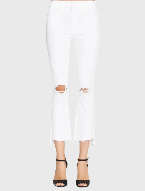 The Insider Crop Step Fray Jean