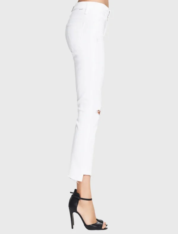 The Insider Crop Step Fray Jean