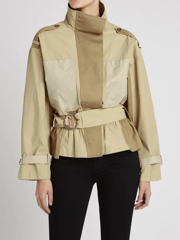 Tonal Blocked Jacket