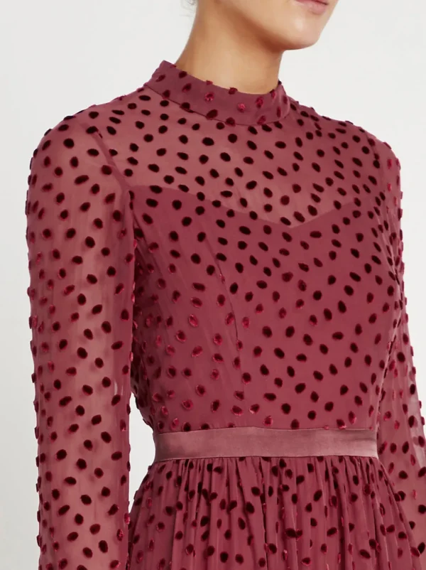 Velvet Dot Dress